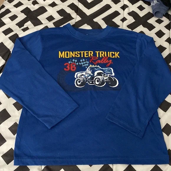 Children’s Place Monster Trucks PJ Set - Picture 2 of 4